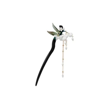 KINGFOCUS Wooden Artificial Shell Pearl Acrylic Alloy Hairpins Women's