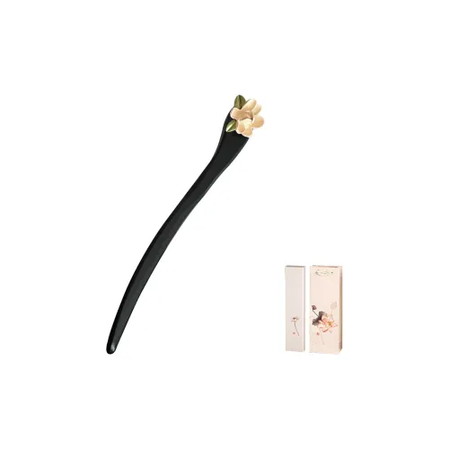 SENDME Hairpins Women's Gardenia Wood Hairpin