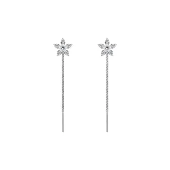 WEST ISLAND S925 Silver Drop Earrings Women's
