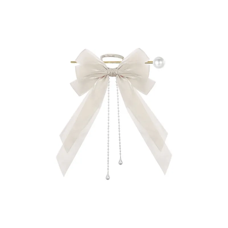 SENDME Hairpins Women's Bowknot Ribbon Hairpin-0