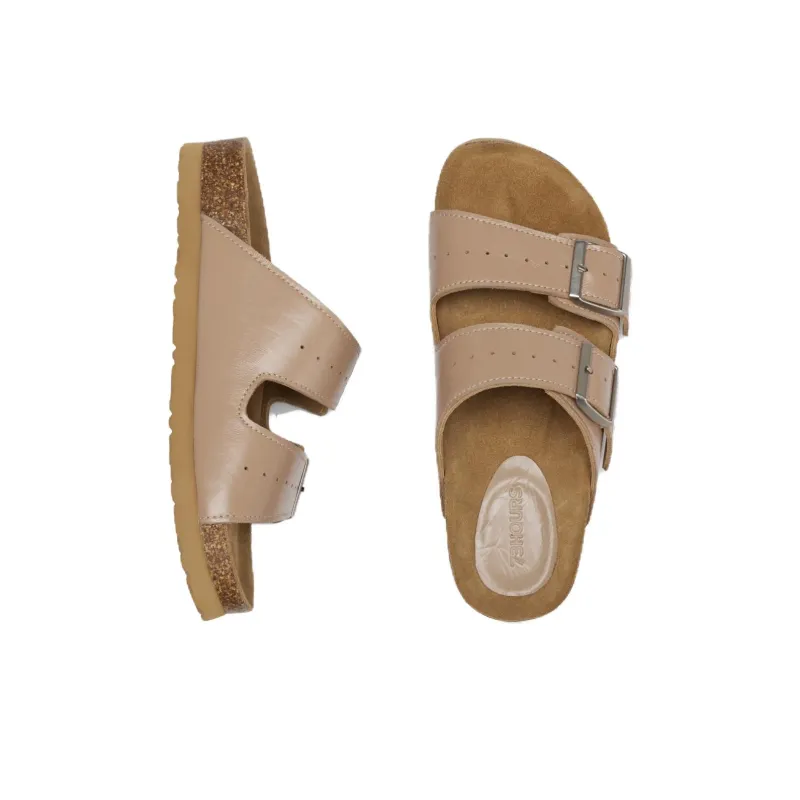 73Hours Slide Slippers Women's Apricot-12