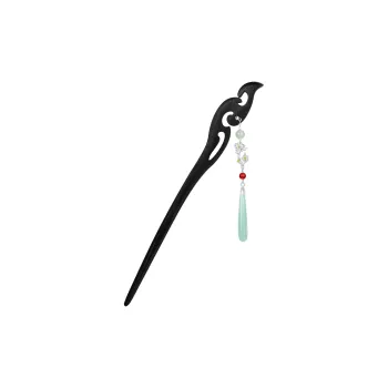 KINGFOCUS 925 Sterling Silver Red Agate Resin Hairpins Women's
