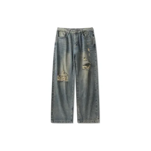 LAMLICKA Jeans Unisex Blue