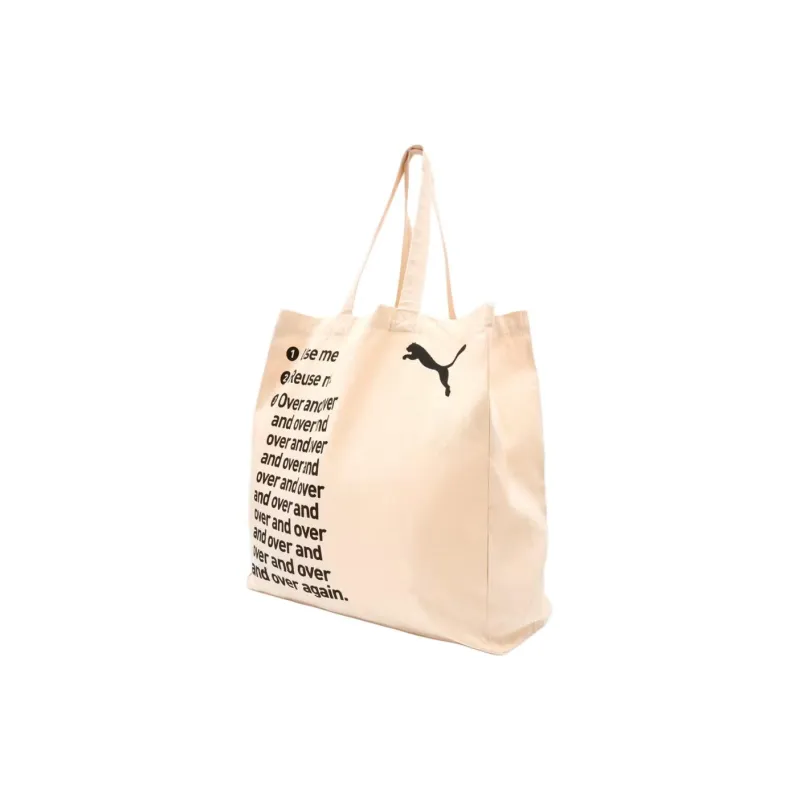 PUMA Canvas Fabric Canvas Bag Shoulder Bag Handbag Regular Unisex White-2