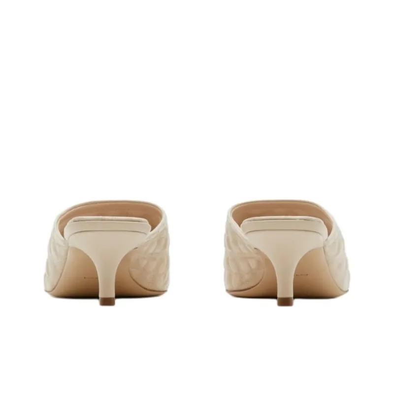Burberry Quiet Wrap toe Slippers Women's Ecru-2