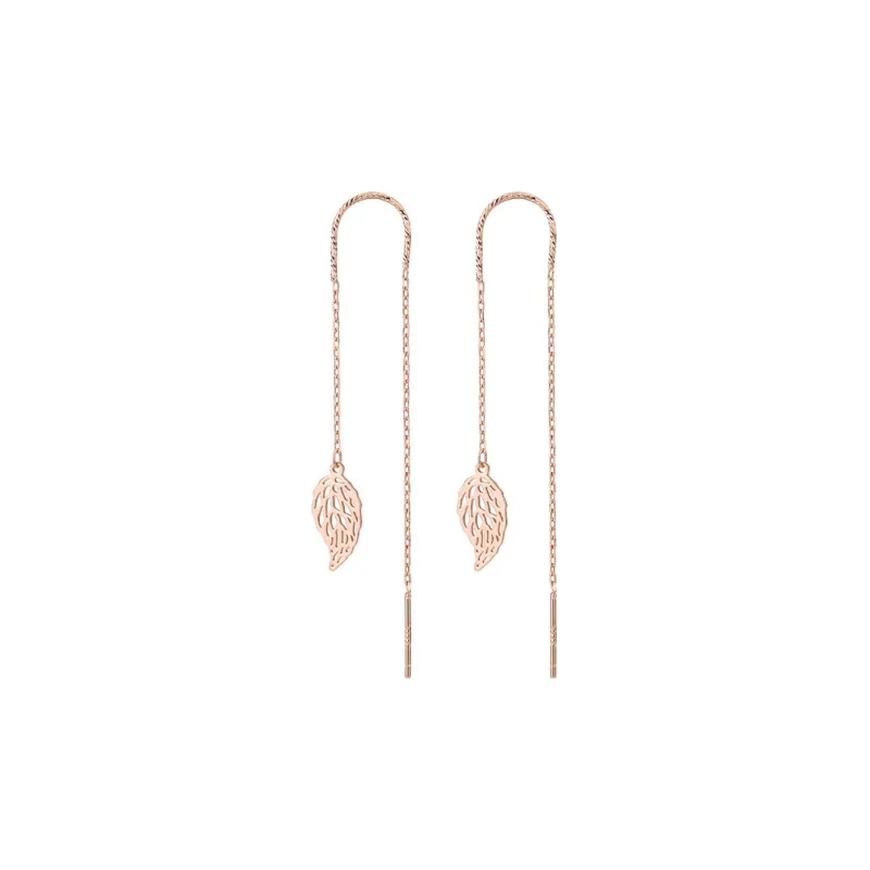 AITAO 999 Fine Silver Drop Earrings Women's-0