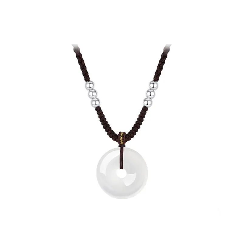 Xifeng Building Chalcedony Jade Pendants Unisex-2