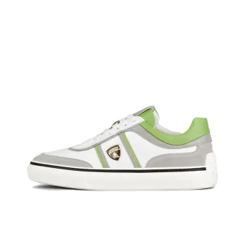 AUTOMOBILI LAMBORGHINI x TOD'S Low-Top Skateboard Shoes Men's Gray White Green