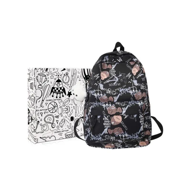 SURELAPTOP Nylon Backpack Regular Unisex Multicolor-17