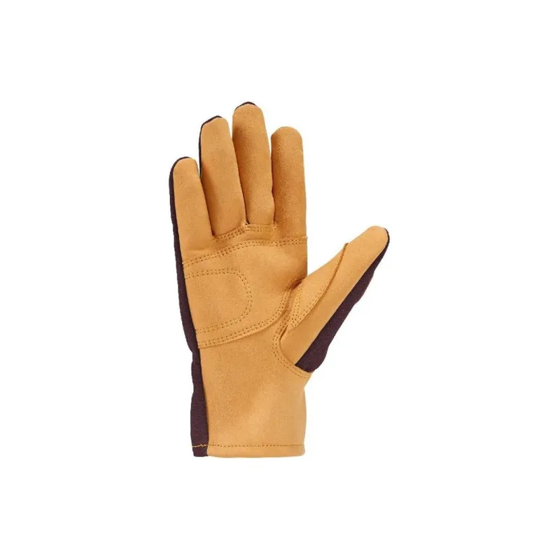 Carhartt Cotton Gloves Women's Purple/Yellow-1