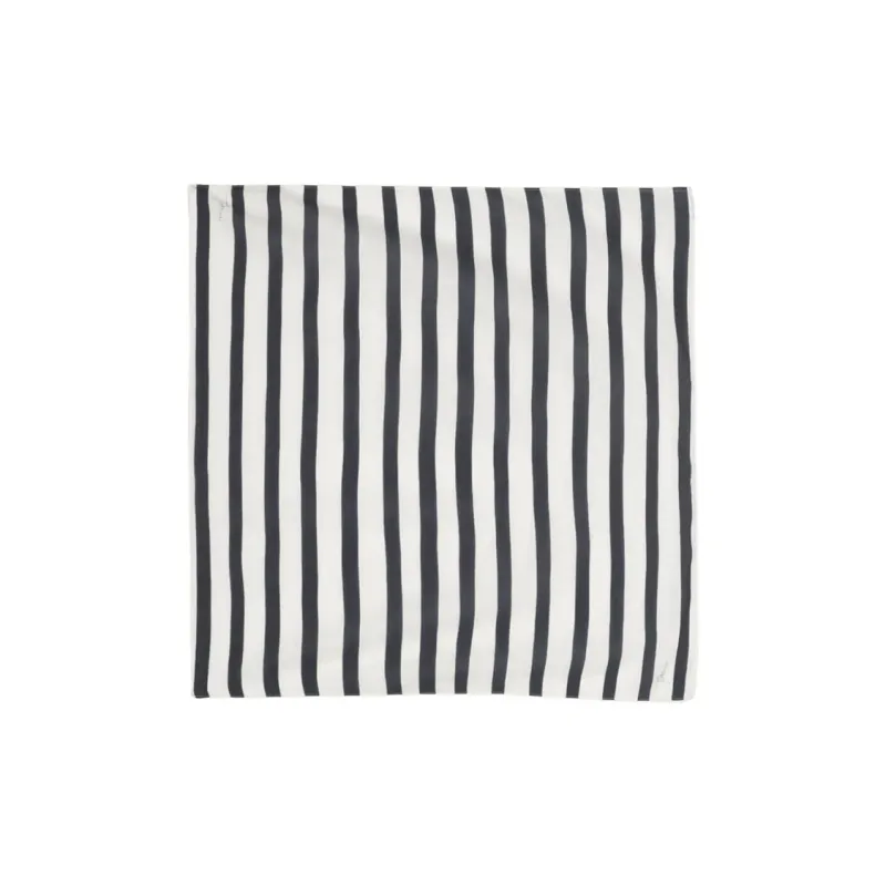 TOTEME Stripe-print Logo Scarf-1