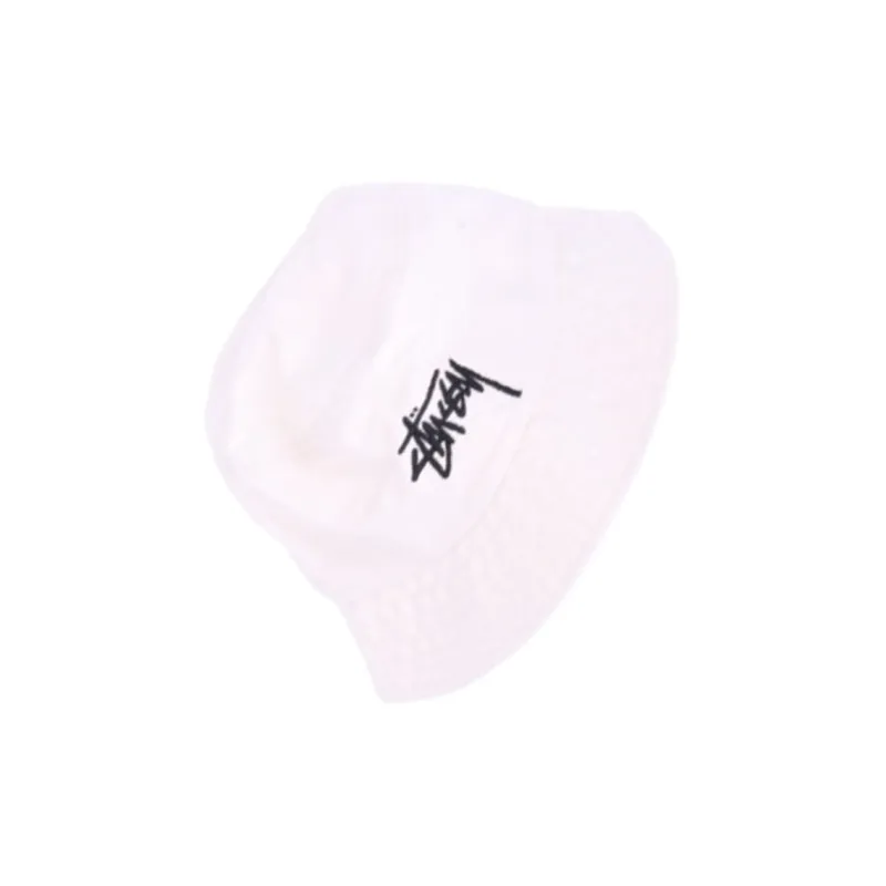 Stussy Cotton Bucket Hats Men's White-2