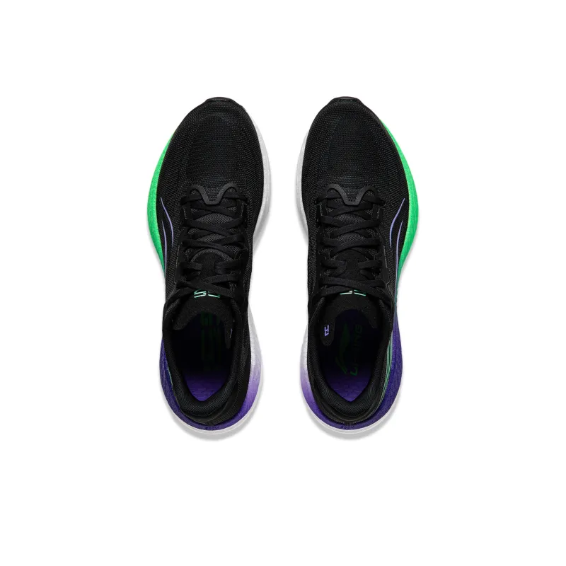 LiNing WuShi 5S 4.0 Cushioning Anti-Slip Wear-Resistant Breathable Support Rebound Low-Top Running Shoes Men's Black-3