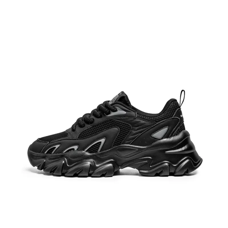 GONG NIU JU REN Anti-Slip Wear-Resistant Low-Top Chunky Sneakers Unisex-0