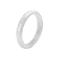 Purple Base Floating Flower Oval Jade Bangle