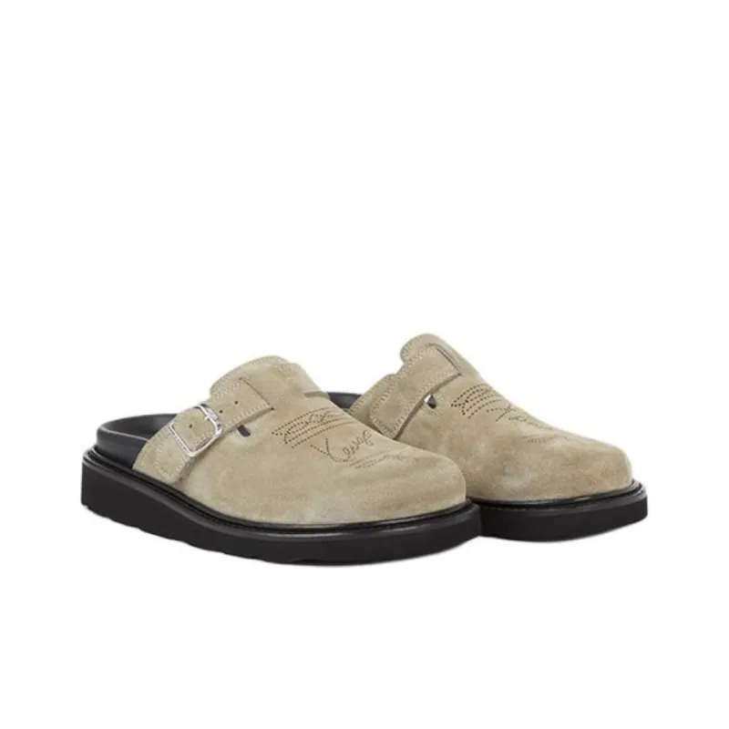 KENZO LOGO Slip Resistant Closed Toe Slippers Women's Beige-2