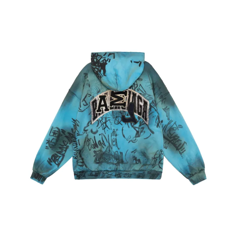 Balenciaga SS23 Sweatshirt Regular Fit Men's Blue-1
