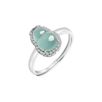 With The Heart Of The Jade Glutinous Jade Rings Women's