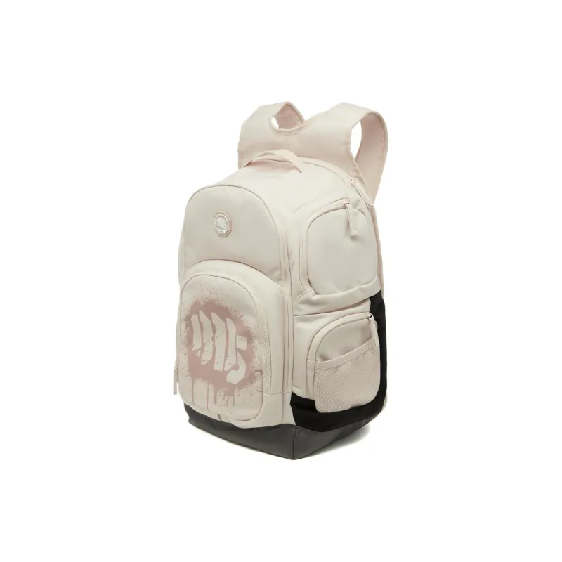 LiNing Polyester Sports Backpack Unisex Sand Gravel Gray-1