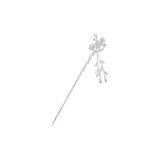 Silver Plum Blossom Hairpin