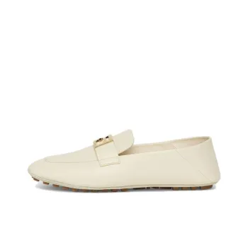 FENDI Logo Plaque Slip On Loafers Women's
