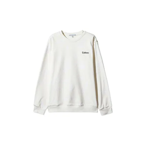 Cabbeen Sweatshirts Unisex Bleached White 02