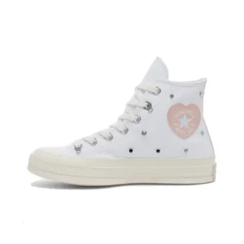 Converse 1970s Anti Slip Wear Resistant High Top Canvas Shoes Unisex White