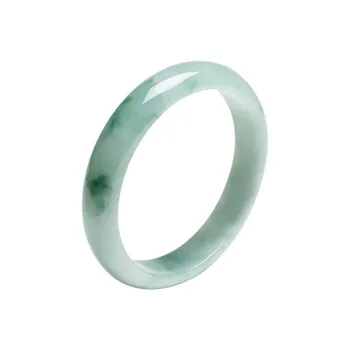 With The Heart Of The Jade Bean Type Jade Bangle Women's