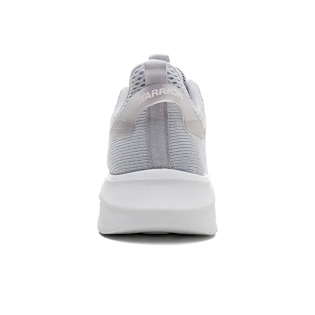 Warrior Wear-Resistant Lightweight Height Increasing Low-Top Running Shoes Women's Gray-4