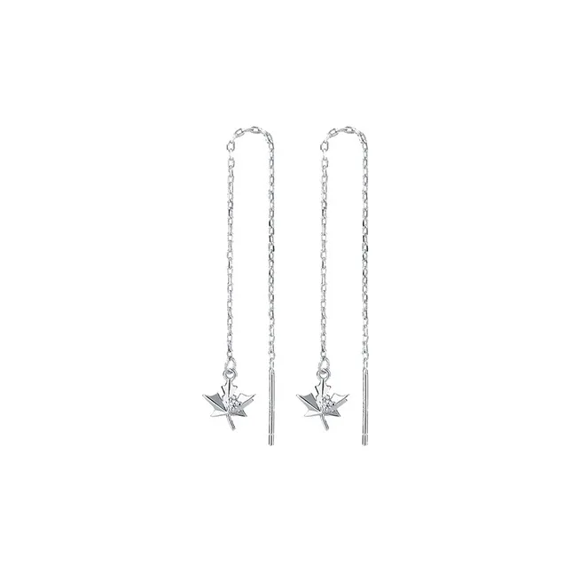LISM S999 Fine Silver Drop Earrings Women's-0