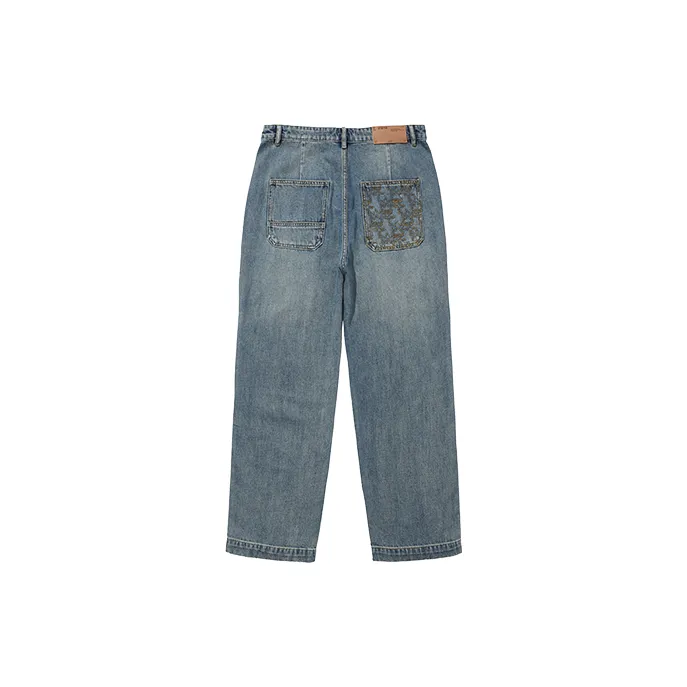 Mishkanyc Jeans Unisex Medium Blue-1