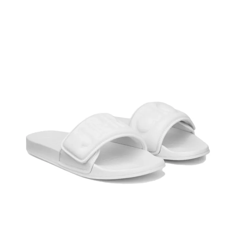 Jimmy Choo Fitz/M Logo-debossed Slides-2