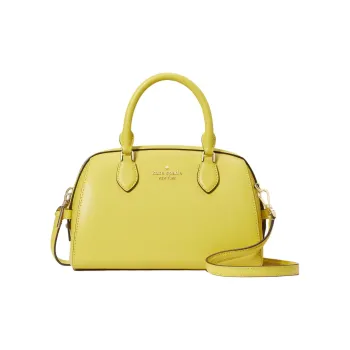 Kate Spade Saffiano Leather Handbag, Shoulder Bag, Crossbody Bag Women's Lime Yellow