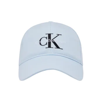 CALVIN KLEIN 100% Cotton Baseball Caps Men's Misty Blue
