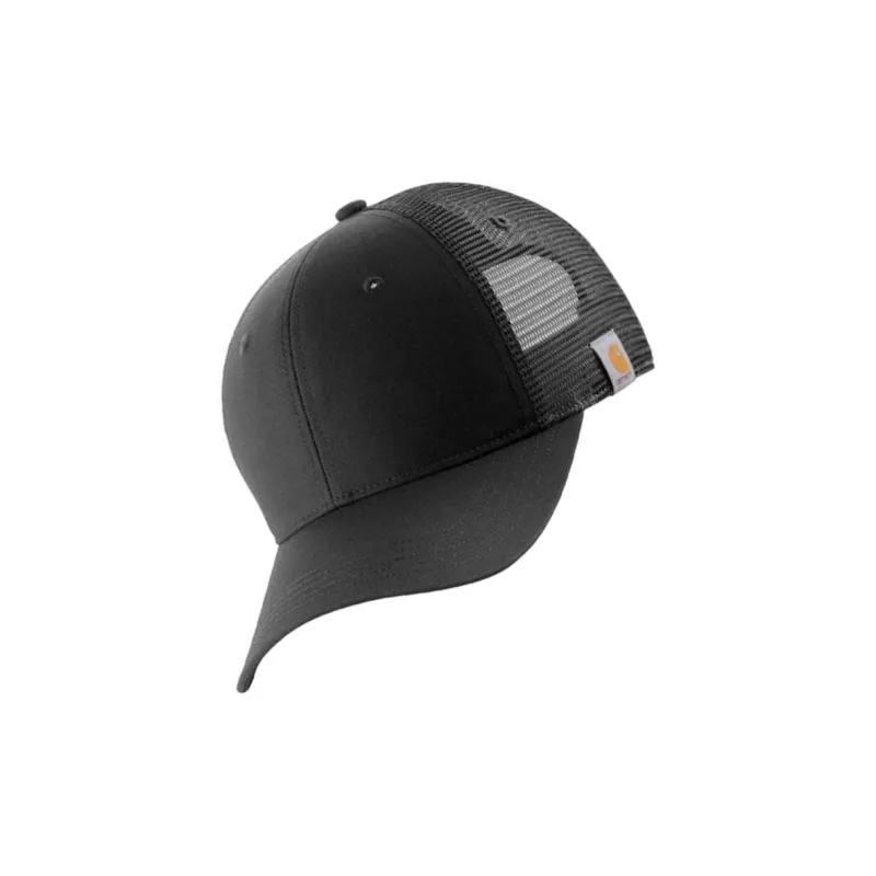 Carhartt Cotton Polyester Spandex Canvas Polyester Mesh Back Baseball Caps Unisex Black-2