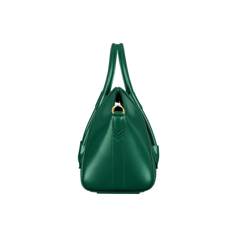 GIVENCHY Antigona Lock Cow Leather Handbag Mini Women's Emerald Green-1