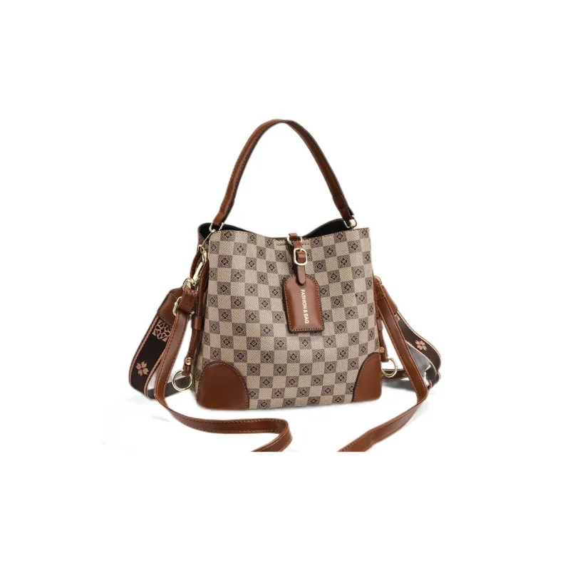 Weymond PU Shoulder Bag Crossbody Bag Handbags Medium Size Women's Coffee/Brown/Earth Yellow-6