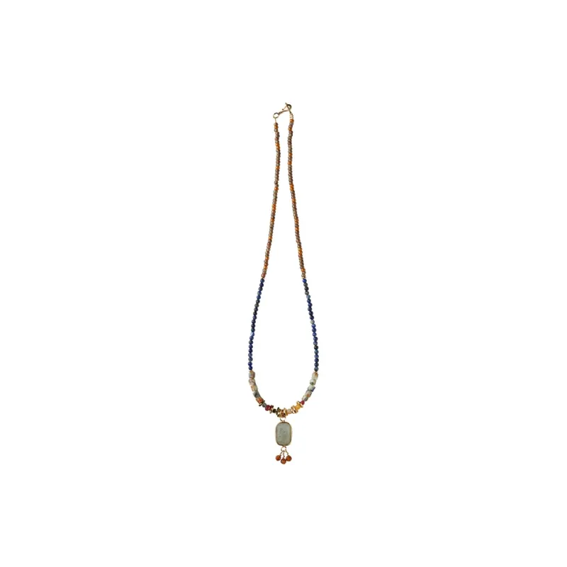 Mountain Naphthalene Seed Bead Necklaces Women's-1