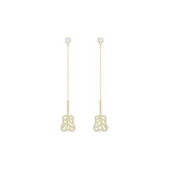 Swarovski My Hero Drop Earrings Women's Gold