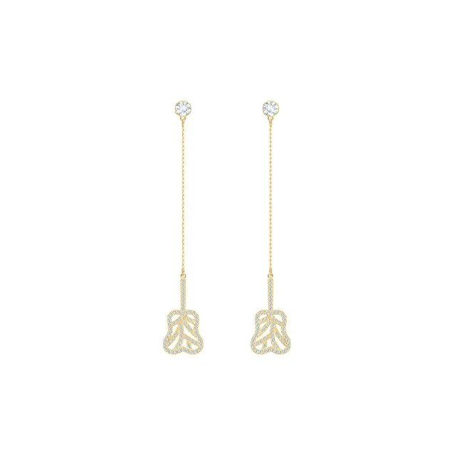 Swarovski My Hero Drop Earrings Women's Gold-0
