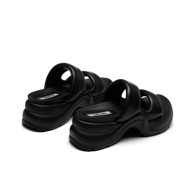 73Hours Slide Slippers Women's Black/Ecru-2