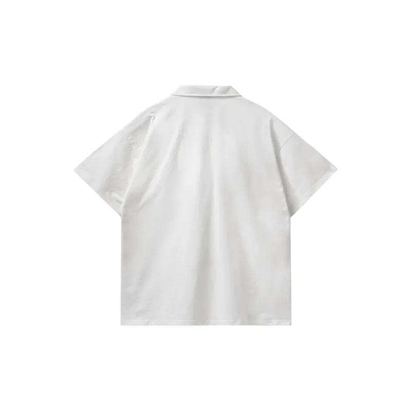 XINYINSU 24SS Polo Shirt Unisex White-1