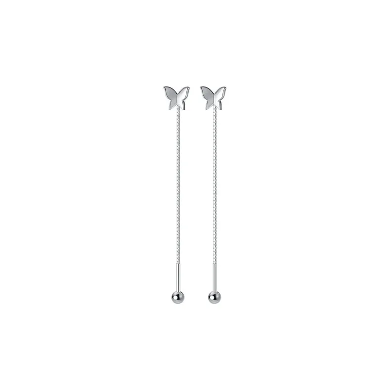 CHIC ZONE 925 Sterling Silver Drop Earrings Women's-2