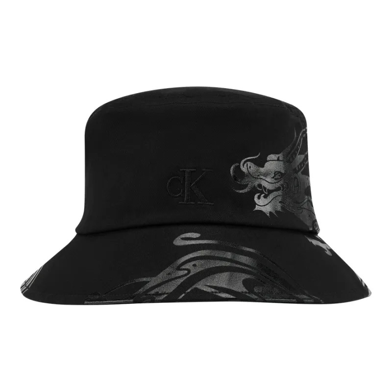 CALVIN KLEIN Cotton Bucket Hats Unisex Space Black-1