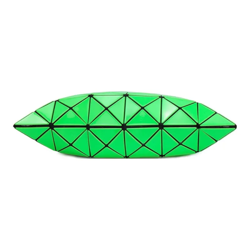 ISSEY MIYAKE Lucent Gloss Artificial Leather Tote Bag, Shopping Bag, Shoulder Bag, Handbag Women's Green-4