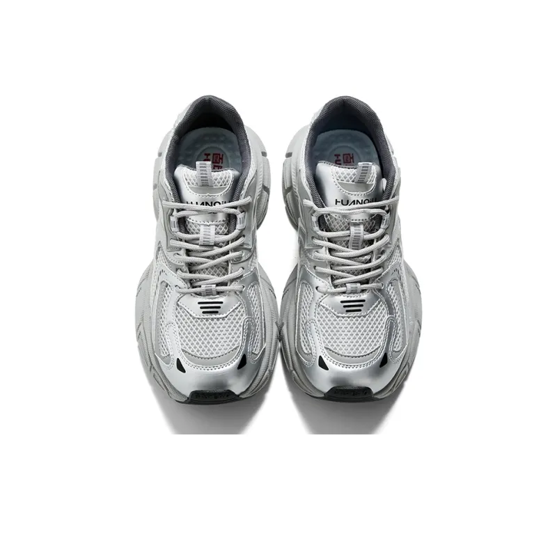 HUANQIU Shock Absorbers Slip Resistant, Abrasion Resistant, Breathable Chunky Sneakers Women's-2
