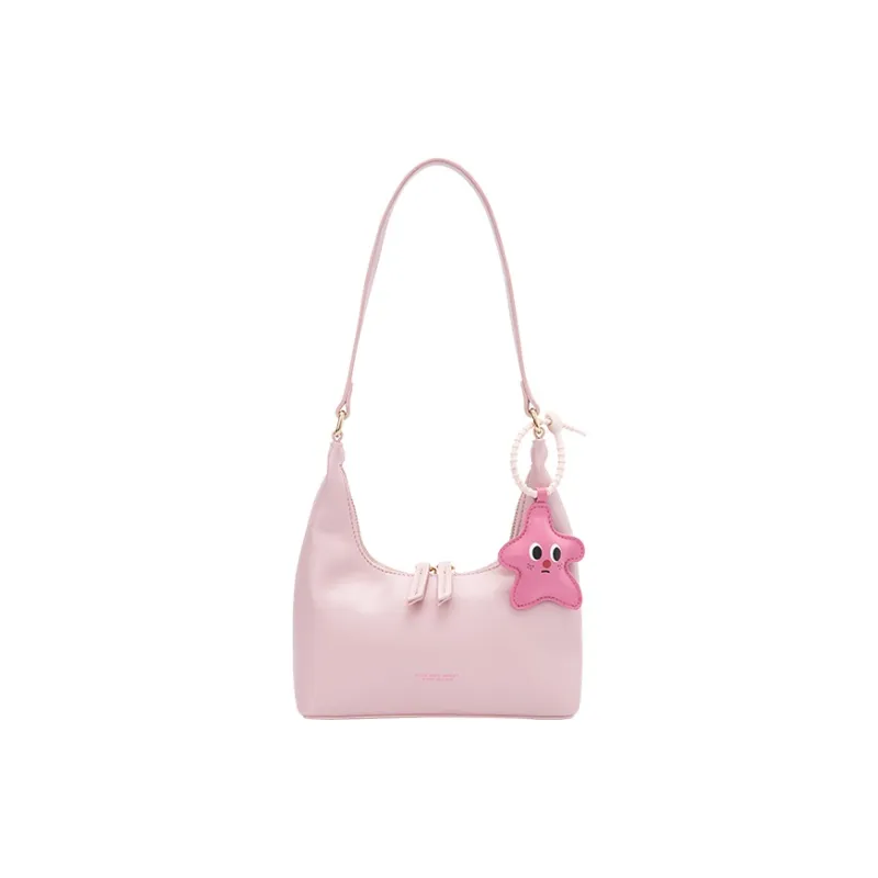 SEM/R Synthetic Leather Shoulder Bag Women's Dream Pink 60301 Smoke Gray Silver 20301 Ecru 10301-10