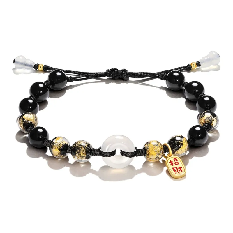 MIDNIGHT MOMENT Agate Jade Bracelets Unisex-1