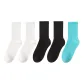 5 Pack, White X2+Black X2+Lake Blue