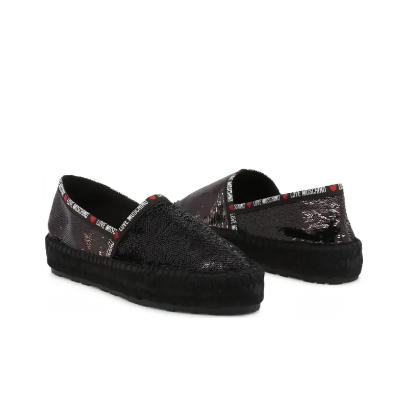 LOVE MOSCHINO Espadrilles Women's Black-1